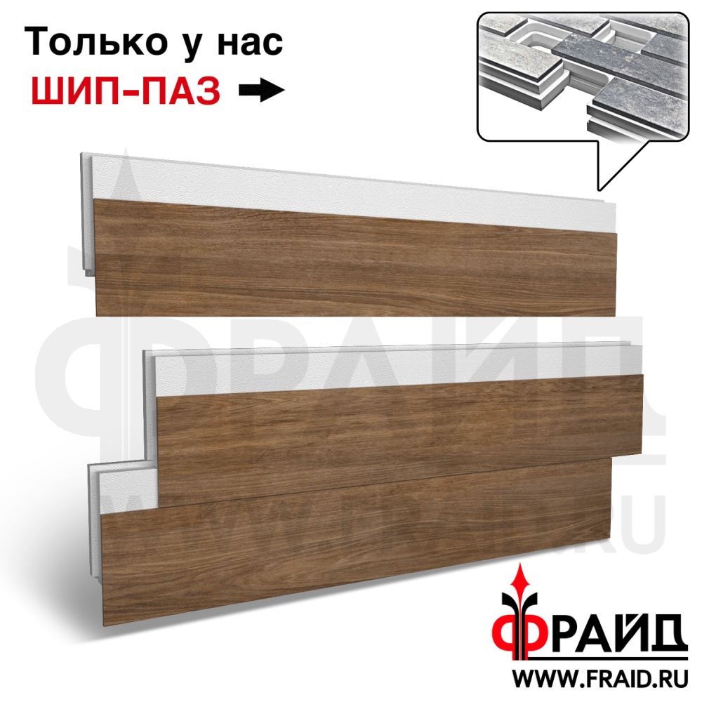 Термопанель Фрайд Плюс Керамика Будущего Гранит Вуд Классик Натуральный ППС от 1 248.90 руб.